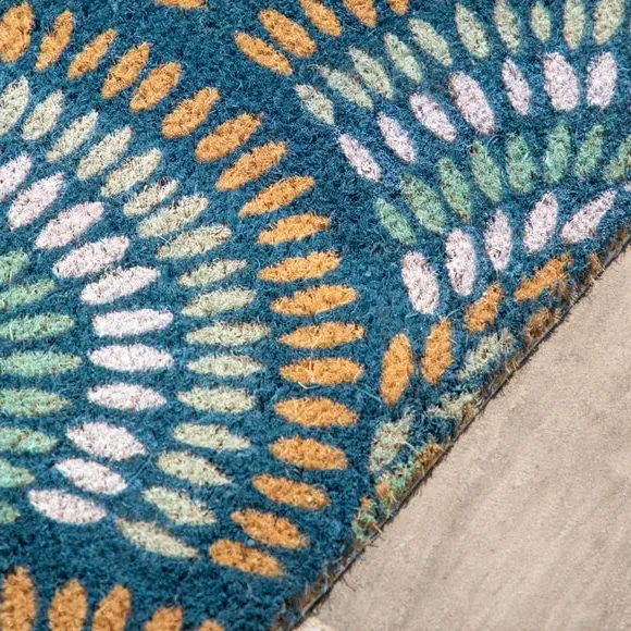 Rainbow Doormat - Navy, Coir