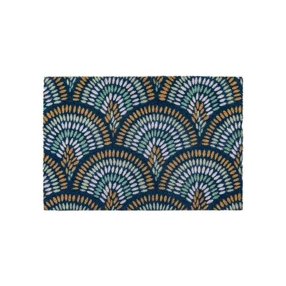Rainbow Doormat - Navy, Coir
