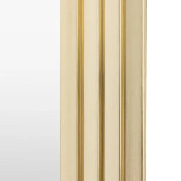 Rectangle Full Length Leaner Mirror - Gold