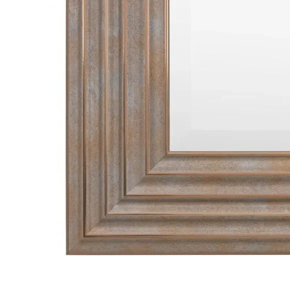 Rectangle Full Length Leaner Mirror - Gold