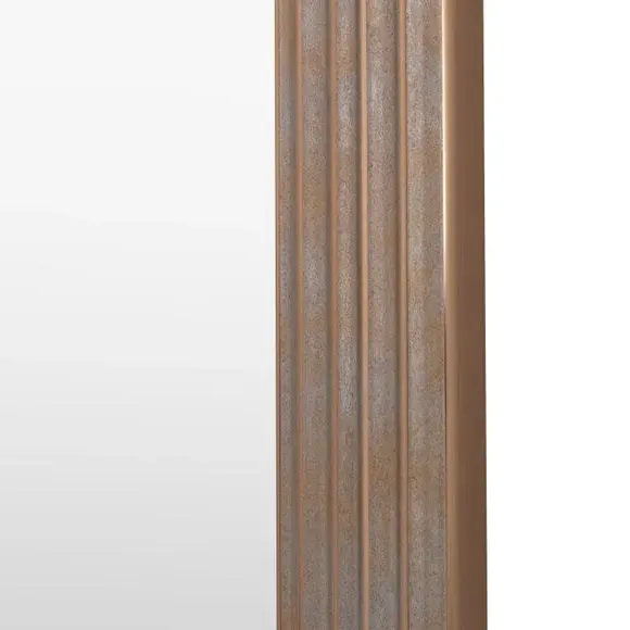 Rectangle Full Length Leaner Mirror - Gold