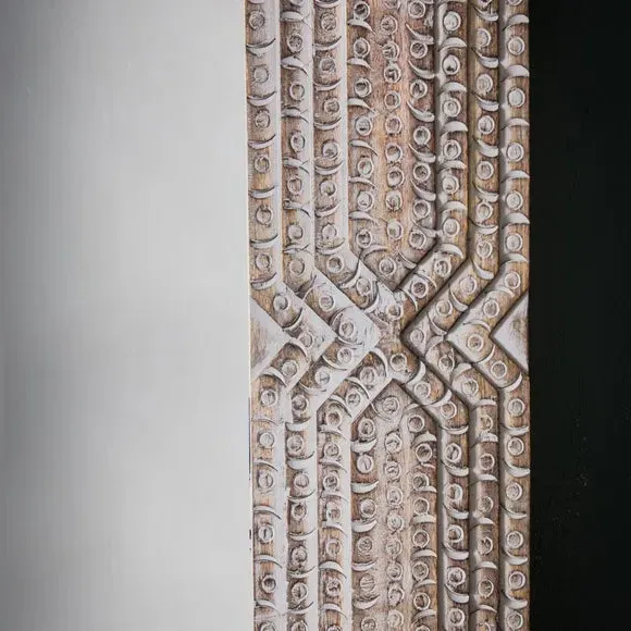 Rectangle Full Length Leaner Mirror - Grey