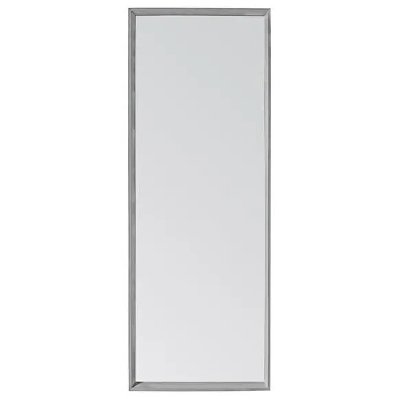 Rectangle Full Length Leaner Mirror - Grey, Wood image