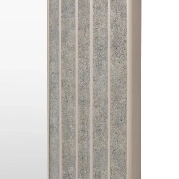 Rectangle Full Length Leaner Mirror - Silver