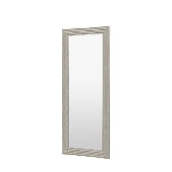 Rectangle Full Length Leaner Mirror - Silver