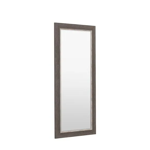 Rectangle Full Length Leaner Mirror - Silver