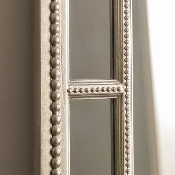 Rectangle Full Length Leaner Mirror - Silver, MDF