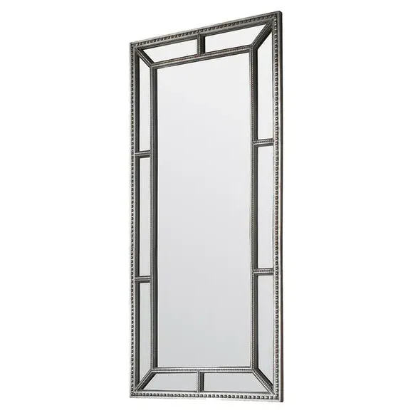 Rectangle Full Length Leaner Mirror - Silver, MDF image