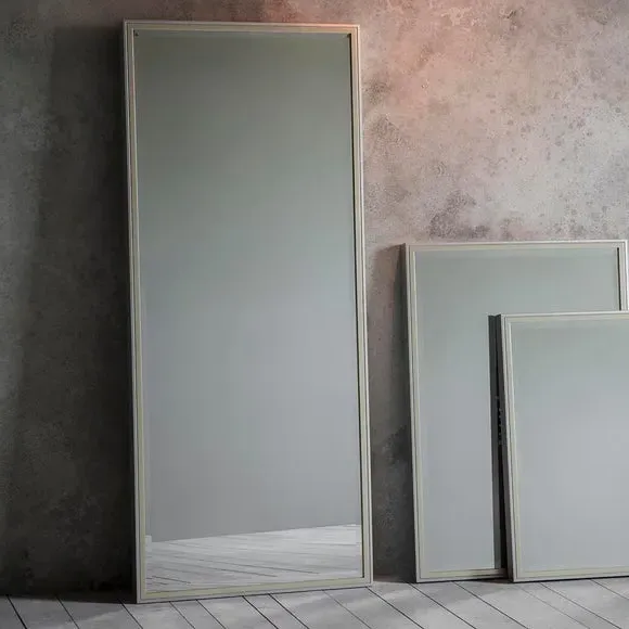 Rectangle Leaner Mirror - Silver Frame image
