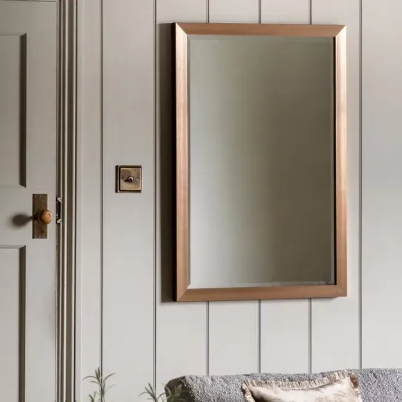 Rectangle Wall Mirror - Bronze image