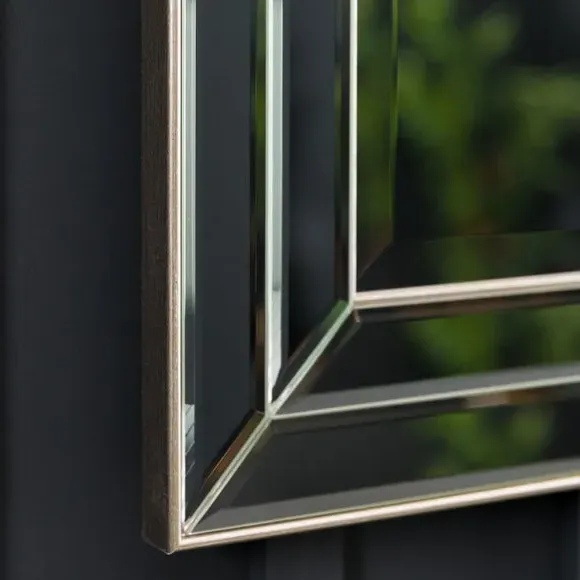 Rectangle Wall Mirror - Clear, Mirrored Frame