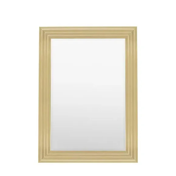Rectangle Wall Mirror - Gold