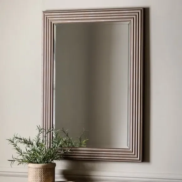 Rectangle Wall Mirror - Gold image