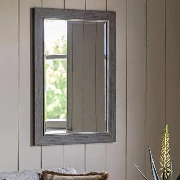Rectangle Wall Mirror - Silver