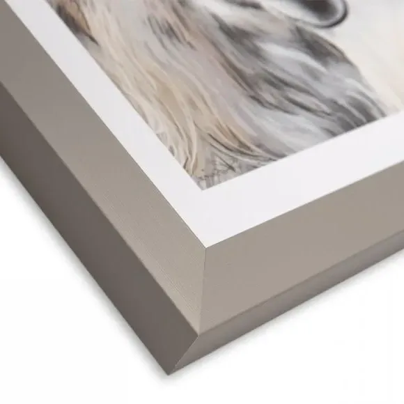 Rectangular Framed Print - Brown