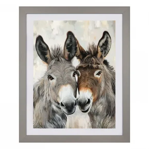 Rectangular Framed Print - Brown image