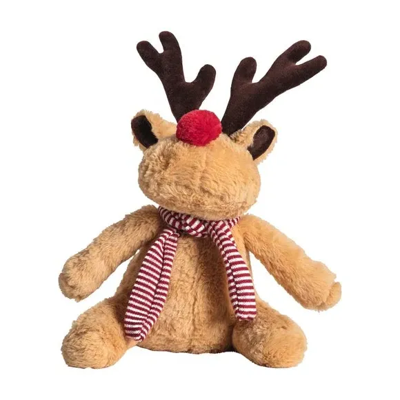 Reindeer Doorstop - Brown, Woven Fabric