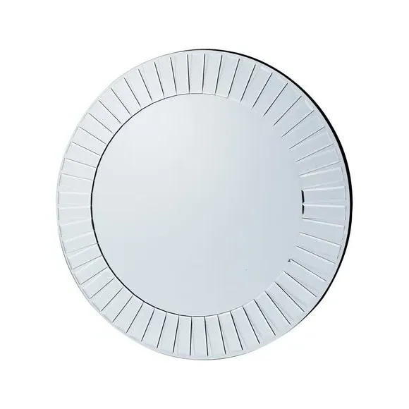Round Wall Mirror - Clear, Bevelled Glass image