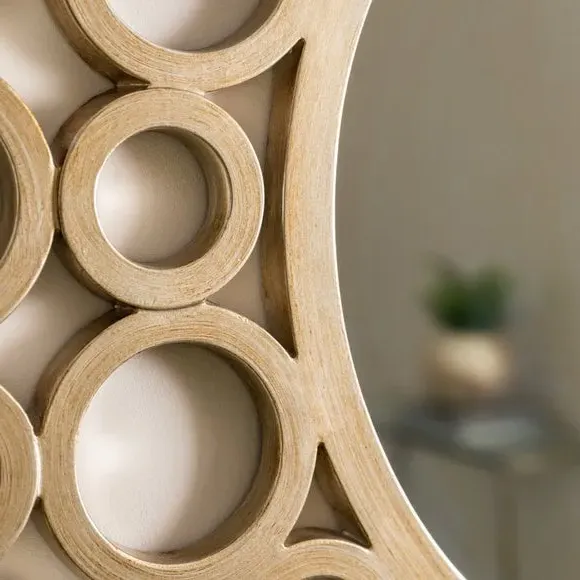 Round Wall Mirror - Gold