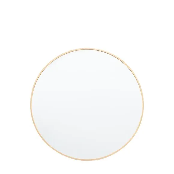 Round Wall Mirror - Gold Frame