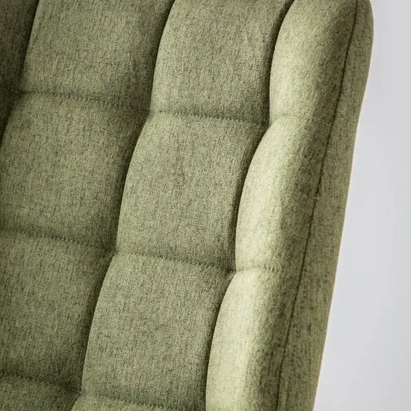 Set of 2 Dining Chairs - Bottle Green, Flatweave