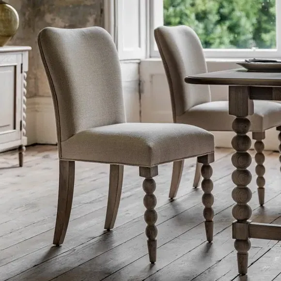 Set of 2 Dining Chairs - Natural, Oak image