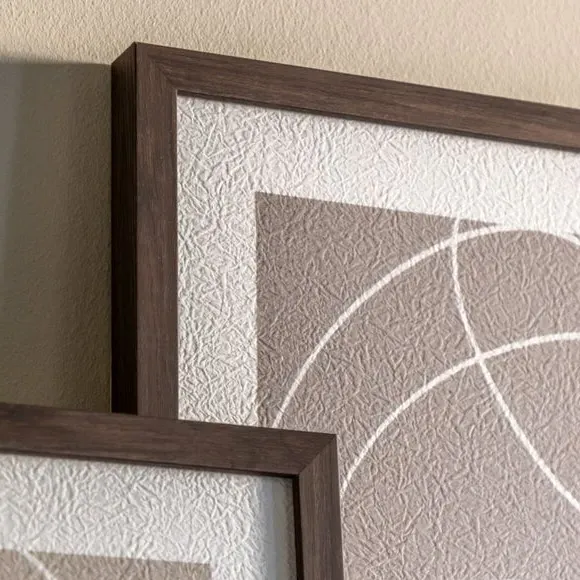 Set of 2 Framed Prints - Natural