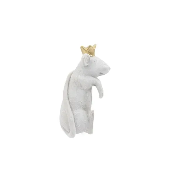 Set of 2 Mouse Pot Hangers - White