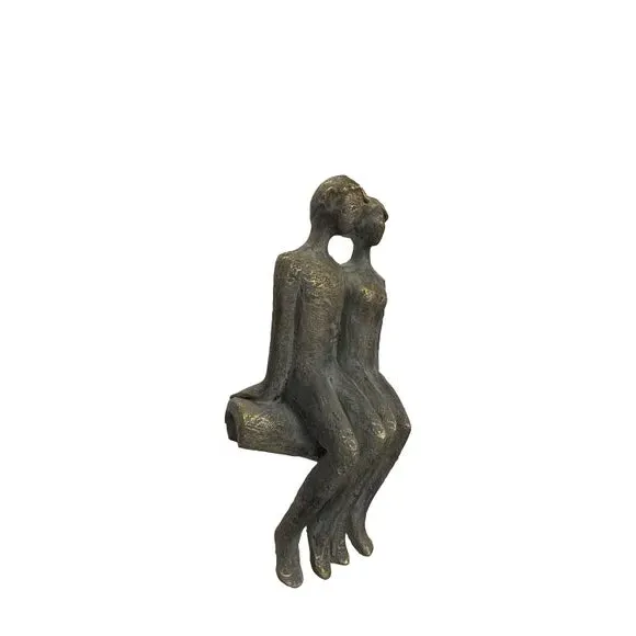 Set of 2 Pot Hangers Friendship Design - Bronze