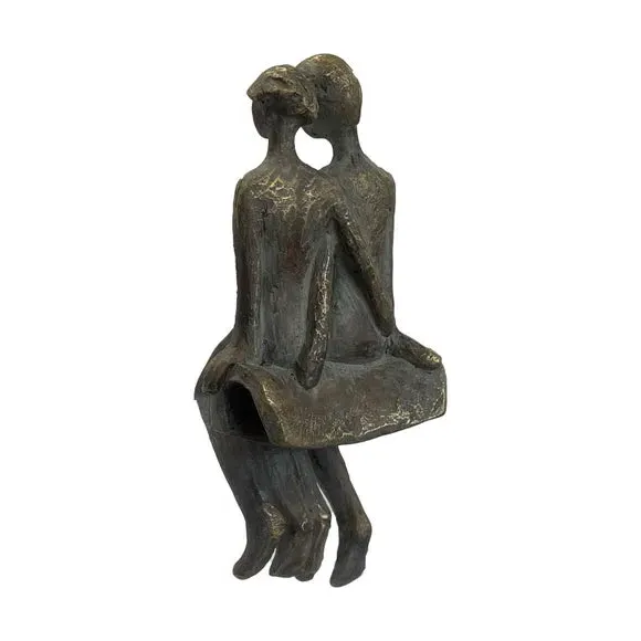 Set of 2 Pot Hangers Friendship Design - Bronze