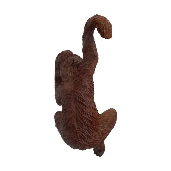 Set of 2 Pot Hangers Orangutan Design - White