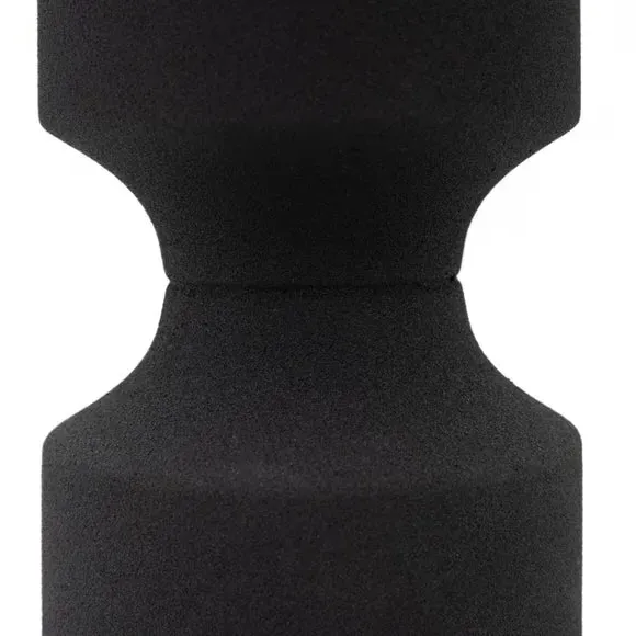 Set of 3 Candlestick Holders - Black, Metal