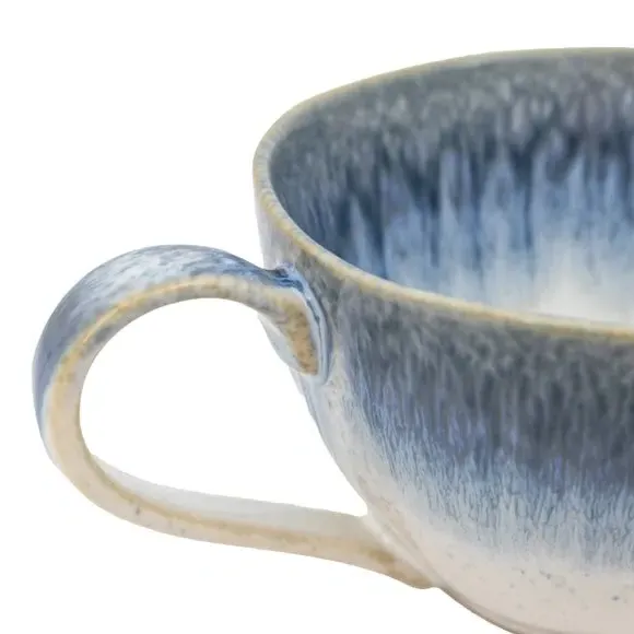 Set of 4 Mugs with Reactive Glaze - Ink, Ceramic