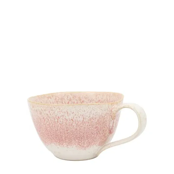 Set of 4 Mugs with Reactive Glaze - Rose, Ceramic