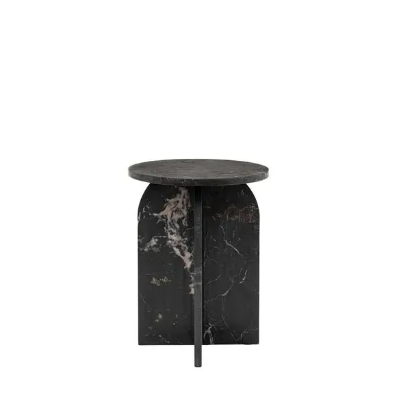 Side Table - Charcoal, Marble