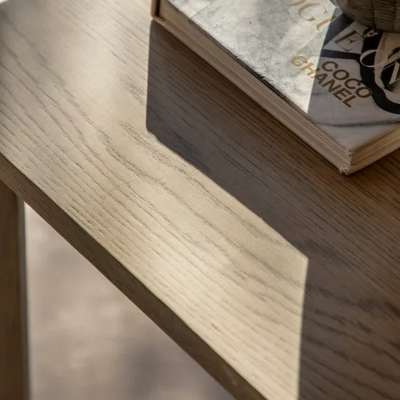 Side Table - Natural, Oak Veneer