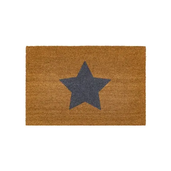 Single Star Coir Doormat - Natural