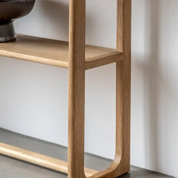 Slim Console Table - Natural, Oak