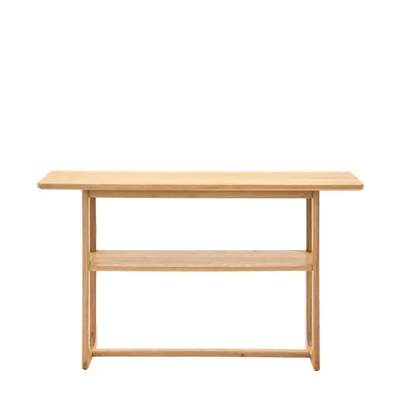 Slim Console Table - Natural, Oak