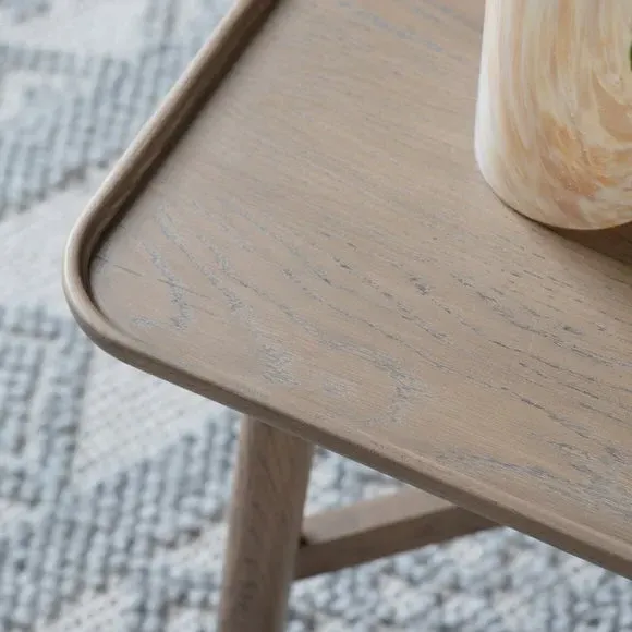 Square Coffee Table - Grey, Oak