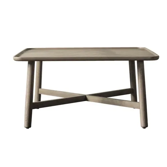 Square Coffee Table - Grey, Oak