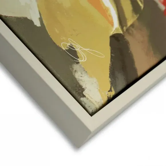 Square Framed Canvas - Multicolor