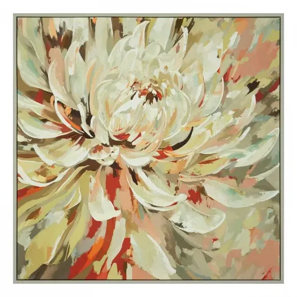 Square Framed Canvas - Multicolor