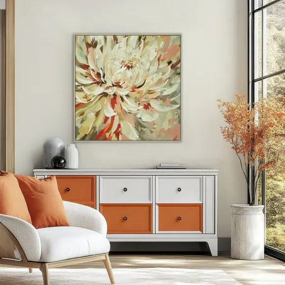 Square Framed Canvas - Multicolor image