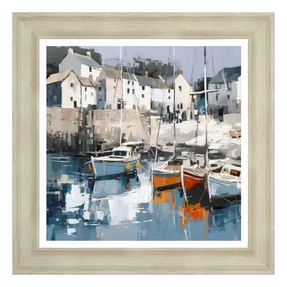 Square Framed Canvas Print - Multicolor