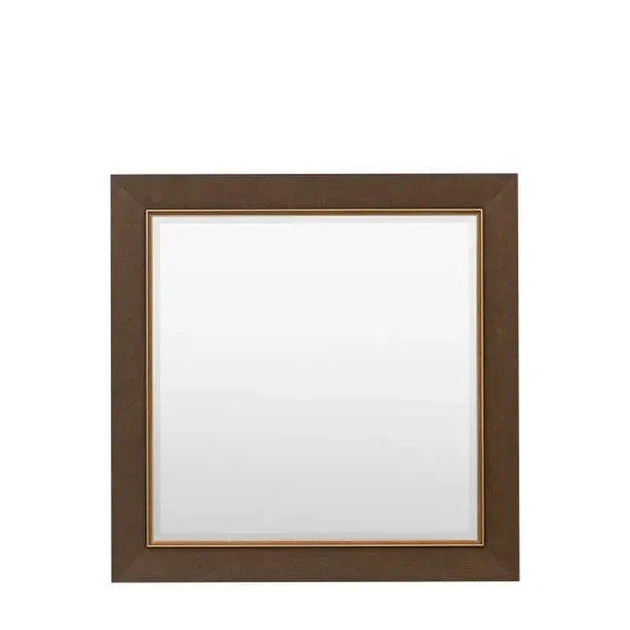 Square Wall Mirror - Bronze