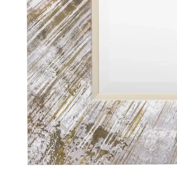 Square Wall Mirror - Gold