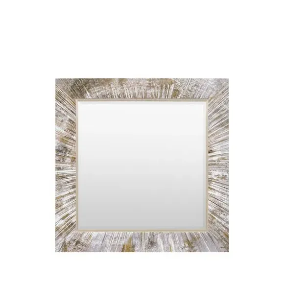 Square Wall Mirror - Gold image