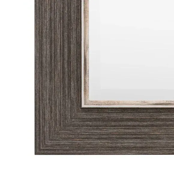 Square Wall Mirror - Silver