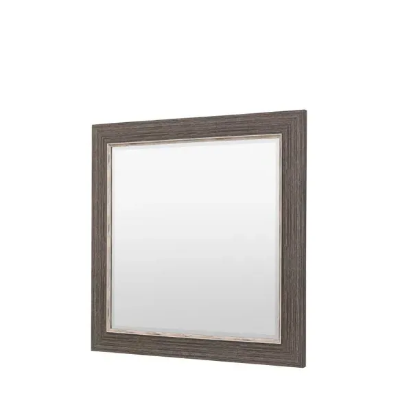 Square Wall Mirror - Silver